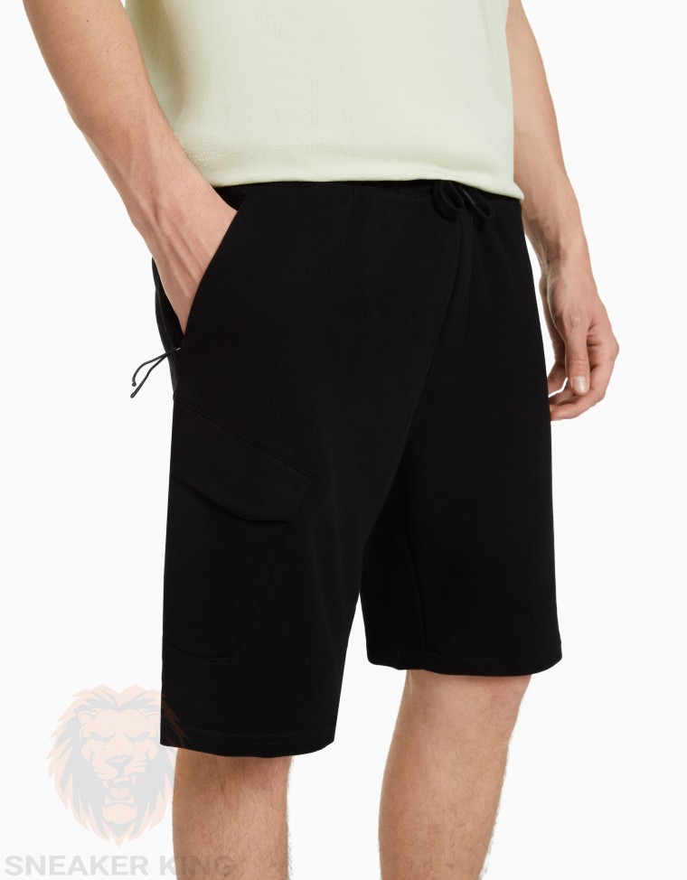 Шорти карго Bershka black cargo short